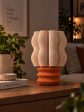 Organische Lampe mit Korbstruktur